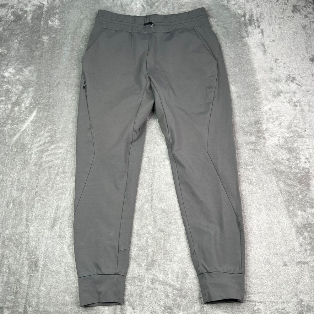 BYLT Active Jogger Pants Mens Medium Gray Elastic Waist Drawstring Athleisure